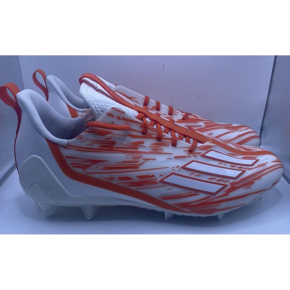 Adidas Adizero Football Cleats Orange White Creamsicle Mens Size 12.5 HO3639 main image 6